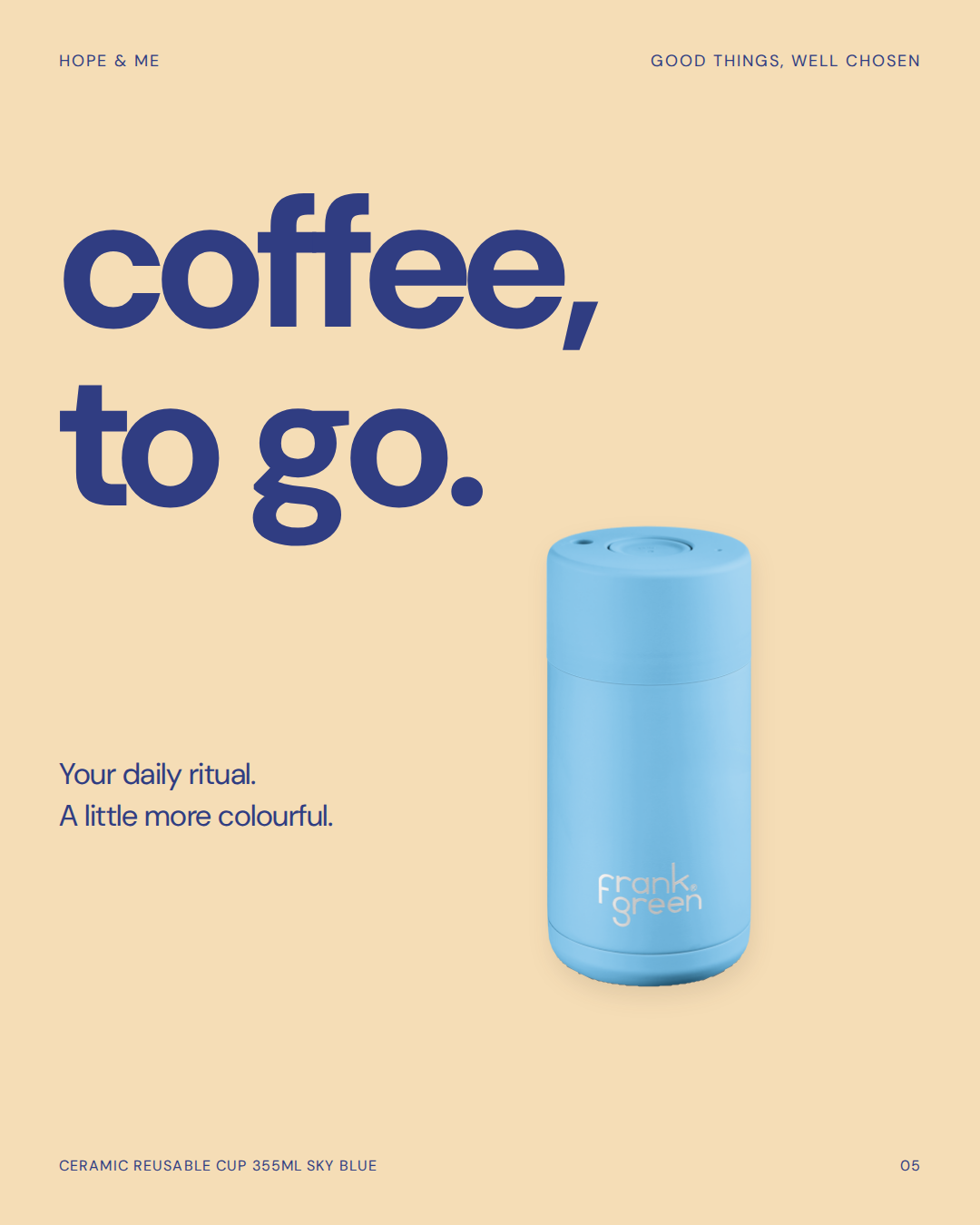 Ceramic reusable cup creative